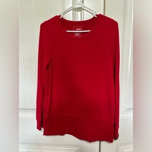 Women’s oversized red sweater. Size xs.